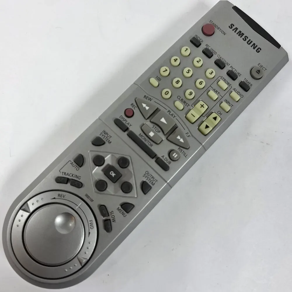 Genuine OEM Samsung Remote 00010D SV-4000W SV-5000W SV-7000W Multi-System VCR